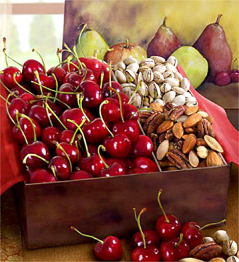 Sweet Bing Cherry, Pistachio & Mixed Nut Gift Box