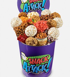 The Popcorn Factory Snack Attack Deluxe Tin