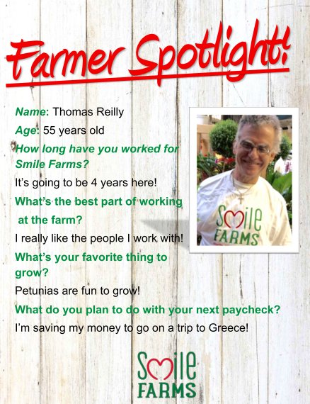 farmer spotlight, Thomas Reilly