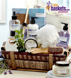 Denarii Lavender Spa Gift Basket