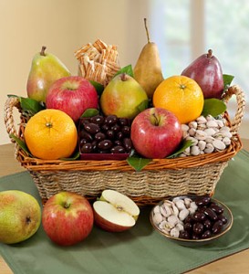 Modesto Valley Fruit & Nut Gift Basket Product Code:96093 	