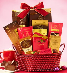 Godiva® Valentine’s Day Chocolates Gift Basket
