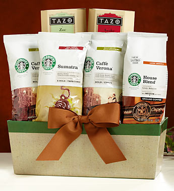 Starbucks® Blends Gourmet Coffee Gift Basket Product Code:96329