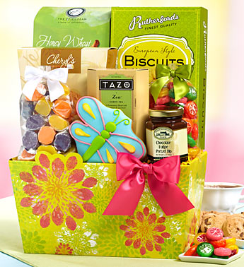 Glorious Garden Sweets Spring Gift Baskets