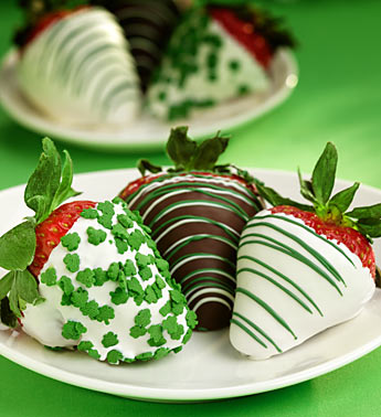 St. Patrick’s Day Chocolate Covered Strawberries