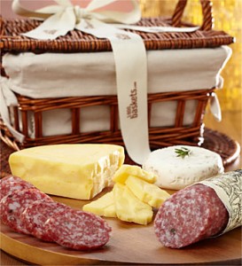 meat and cheese gift basket picnic