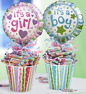Baby Balloon & Candy Pail