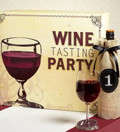 Complete Wine Tasting Party Kit Gift Box