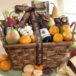 Wonderful You Thank You Gourmet Fruit Gift Basket