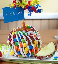 Big Thank You Caramel Apple With Candies