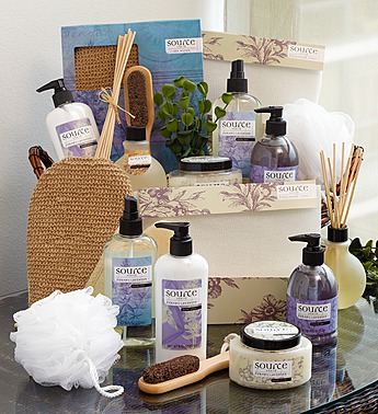 Denarii Lavender Spa Gift Basket